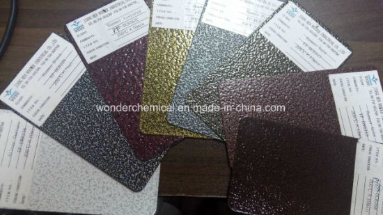 Pure Polyester Silver Copper Vein Finish Hammer Texture Exterior Powder Coating