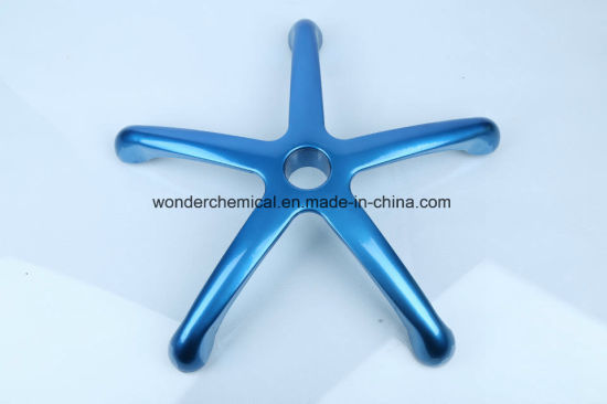 Plating Effects Double Coat Candy Blue Chrome Powder Coating for Kitchenware