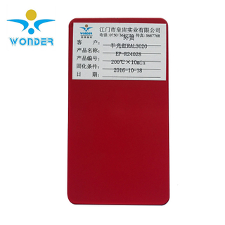 Ral3002 Electrostatically Spray Semi Gloss Epoxy Powder Coating
