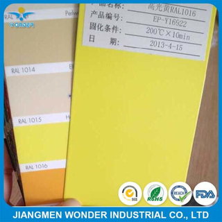 Ral1016 Powder Coating Electrostatic Spray Yellow factory