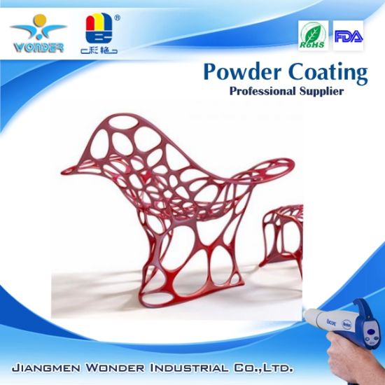 Metallic Effect Matt Silver Polyester Chrom Powder Coating Paint