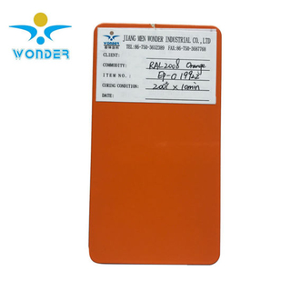 Anti Corrosion Epoxy Polyester ral2012 orange Powder Coating